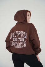 Satin-Lined Oversized Hoodie