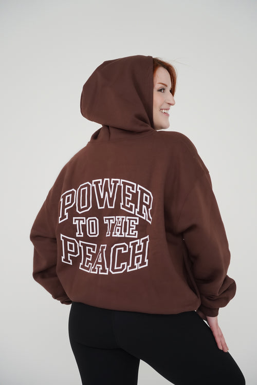 Satin-Lined Oversized Hoodie