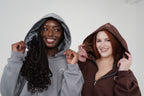 Satin-Lined Oversized Hoodie