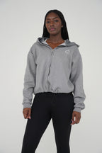 Satin-Lined Oversized Hoodie