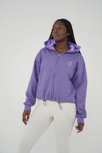 Satin-Lined Oversized Hoodie